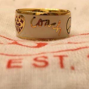 Coach Poppy Charm Ring - Rare